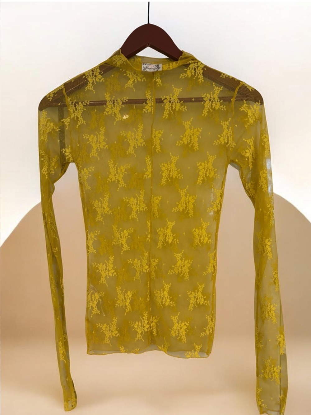 Free People Lady Lux Lace Layering Top NWT - Picture 4 of 5